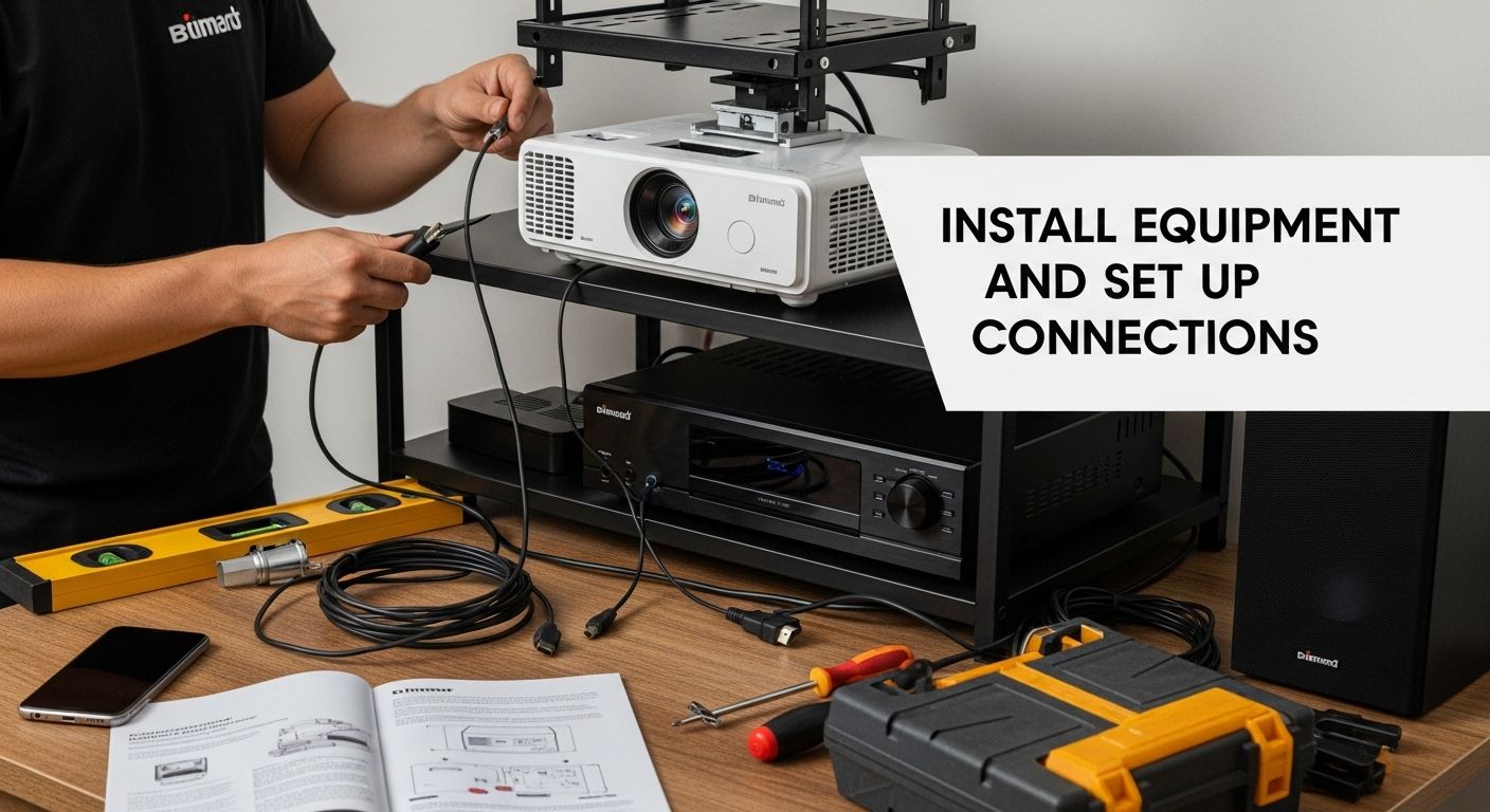 projector installation setup