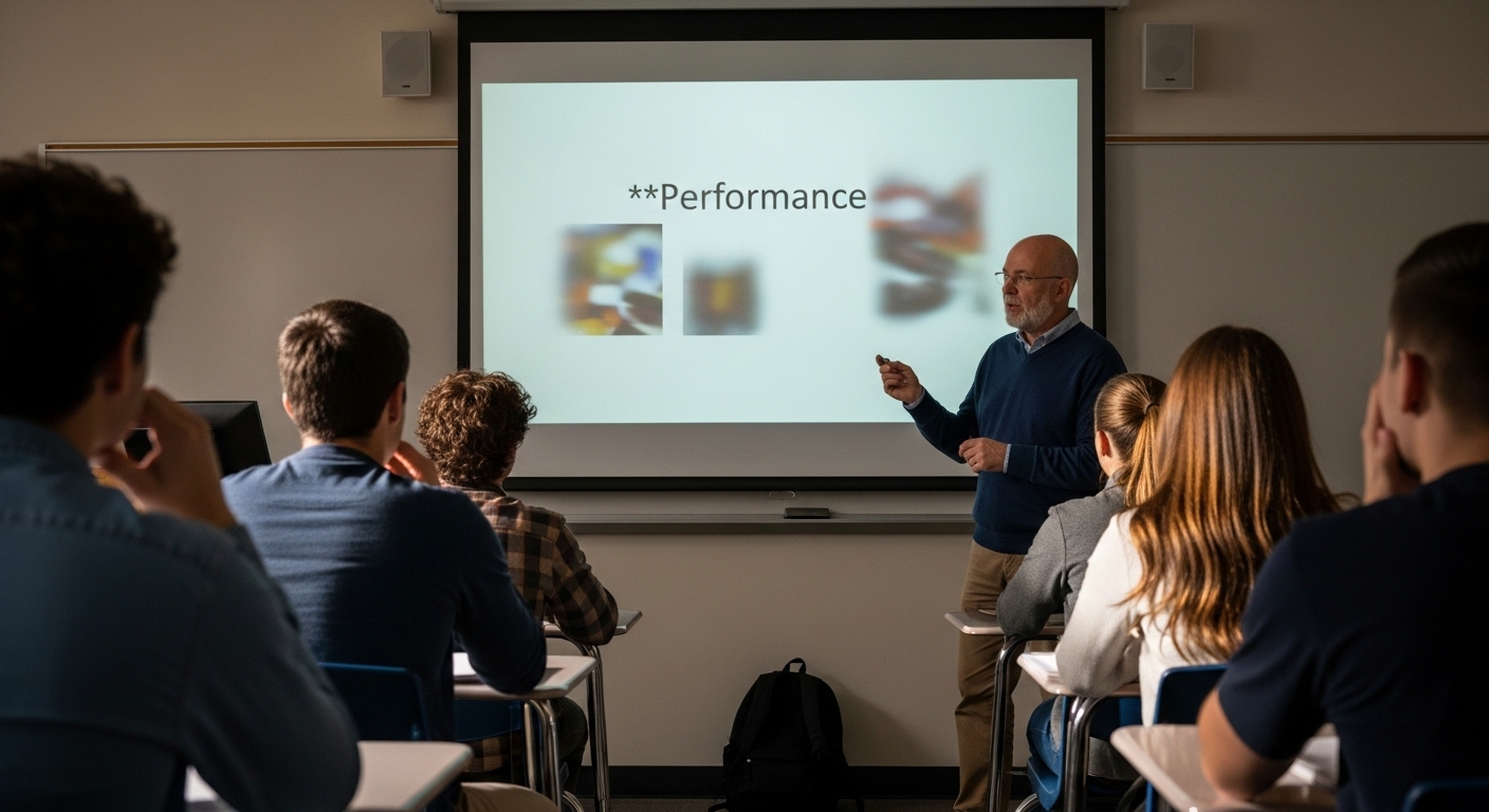 projector classroom performance