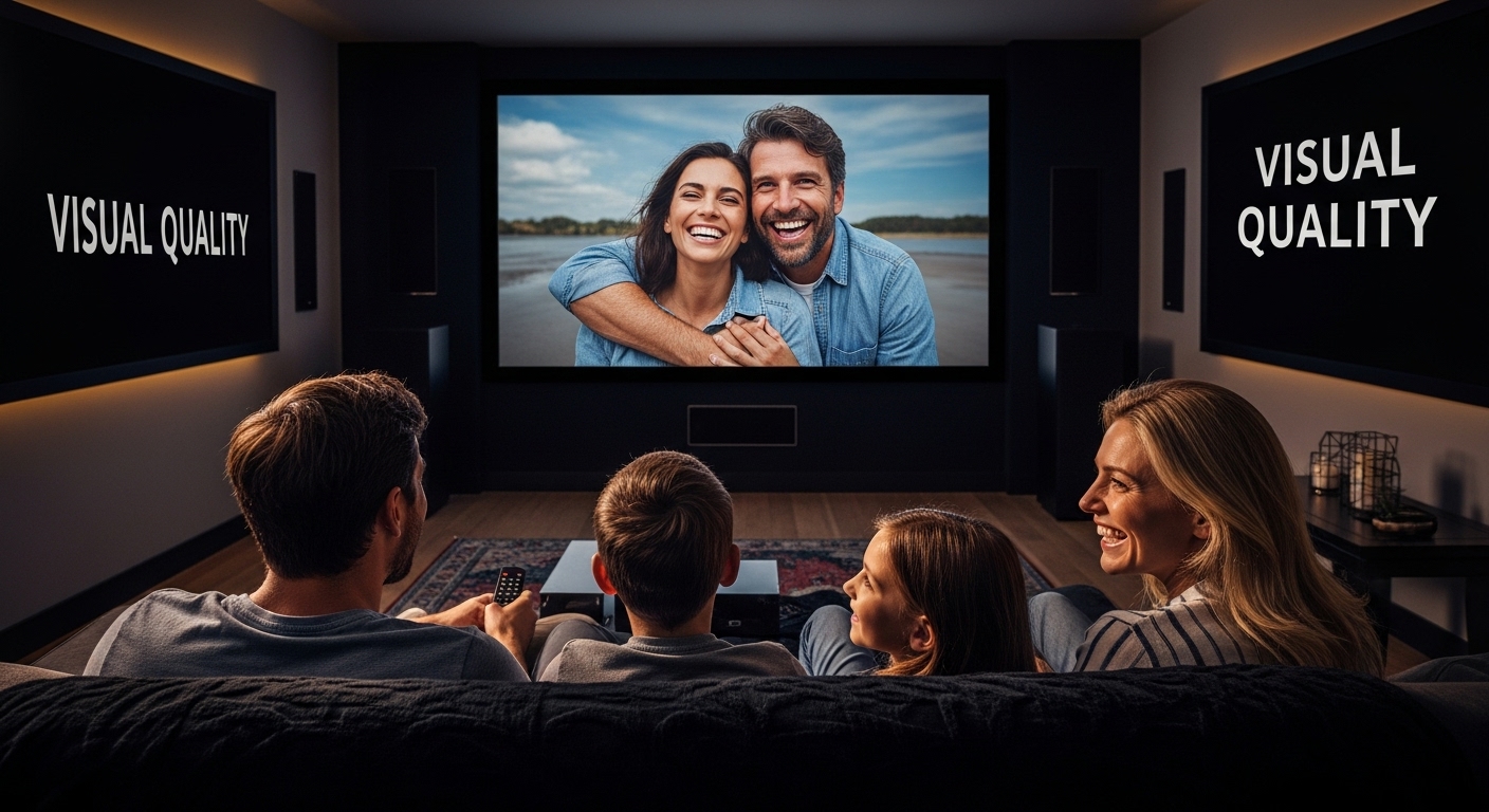 projector screen family theater
