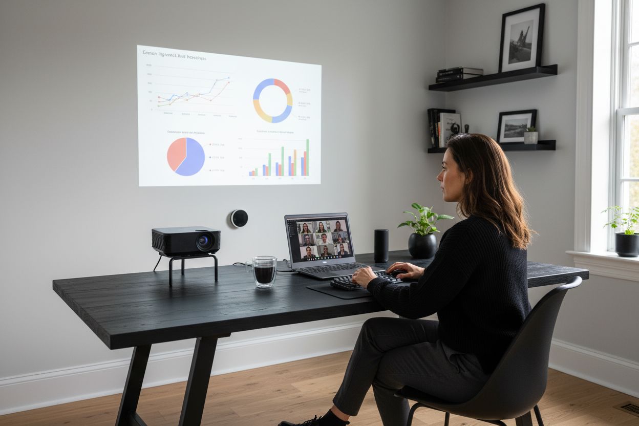 projektor kerja rumah pintar