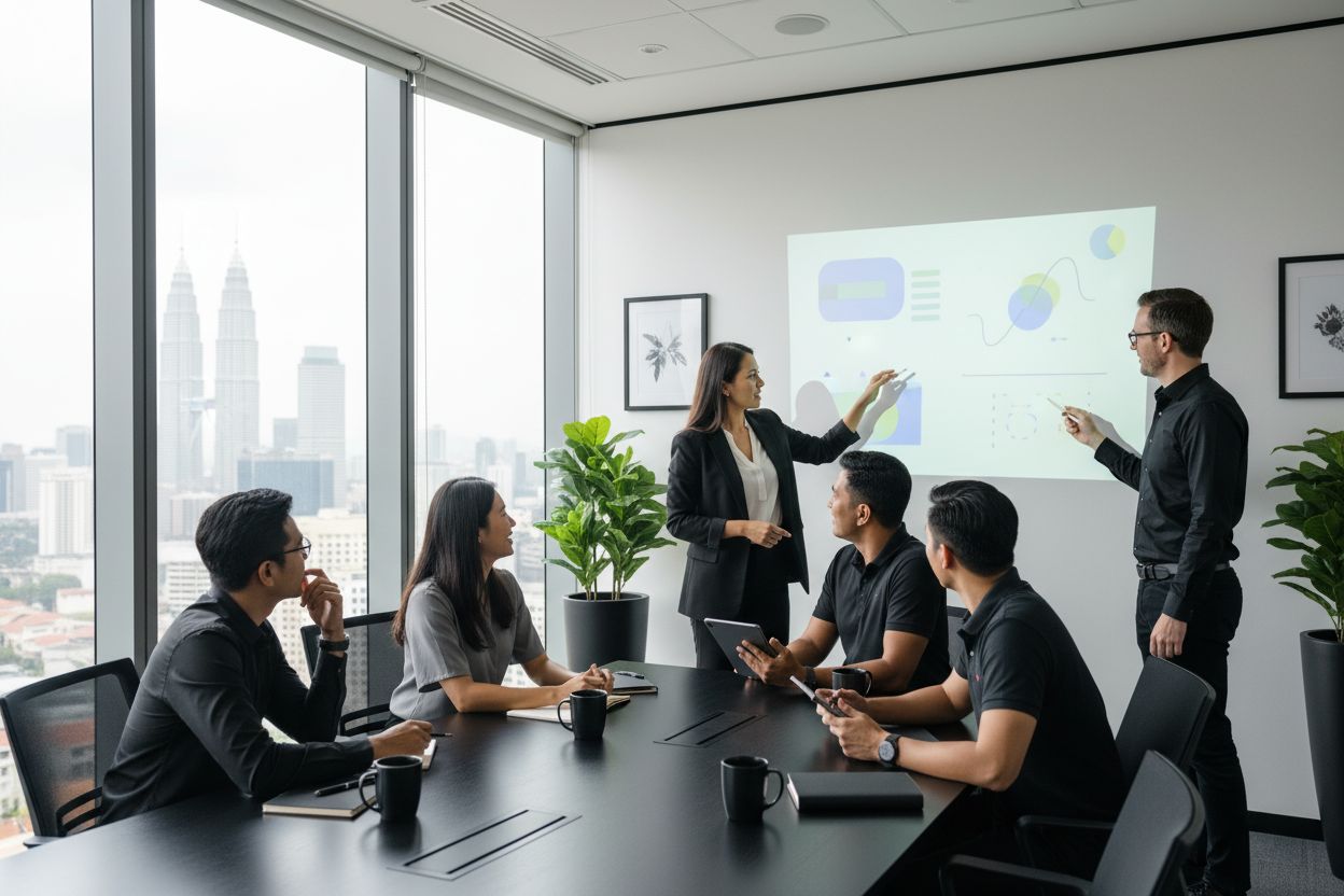 latihan profesional projektor interaktif