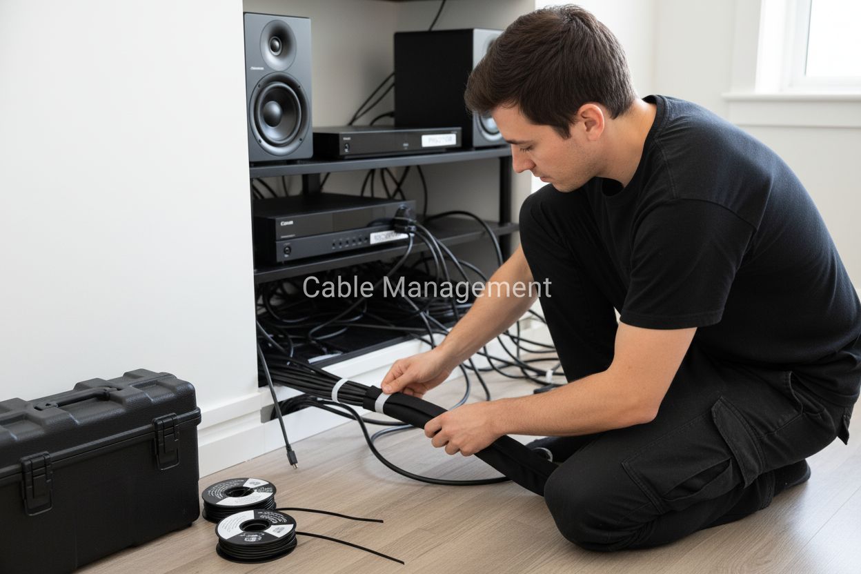 home theater cable management