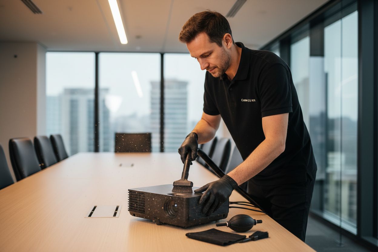 projector filter cleaning