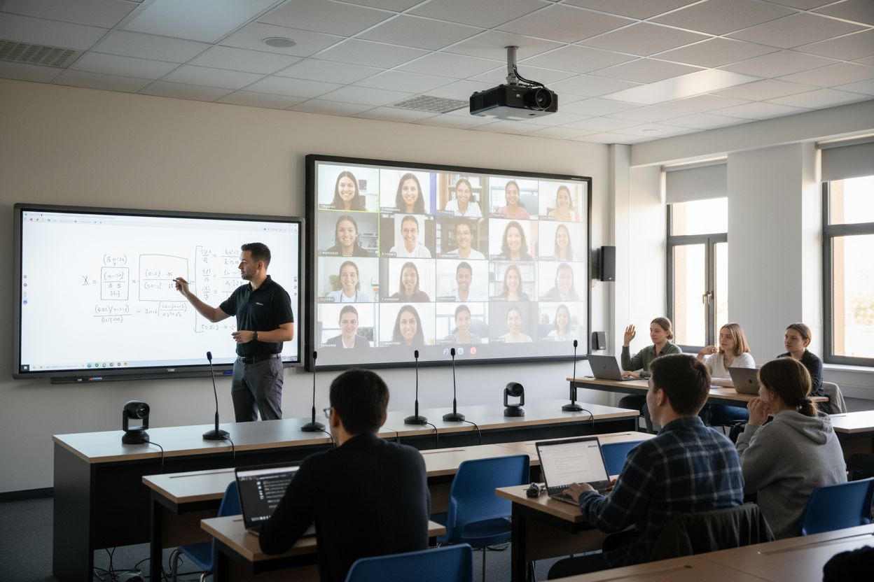hybrid classroom conference