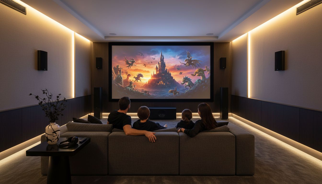 home theater screen gain