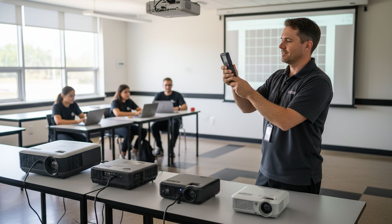 uji lumens projektor kelas