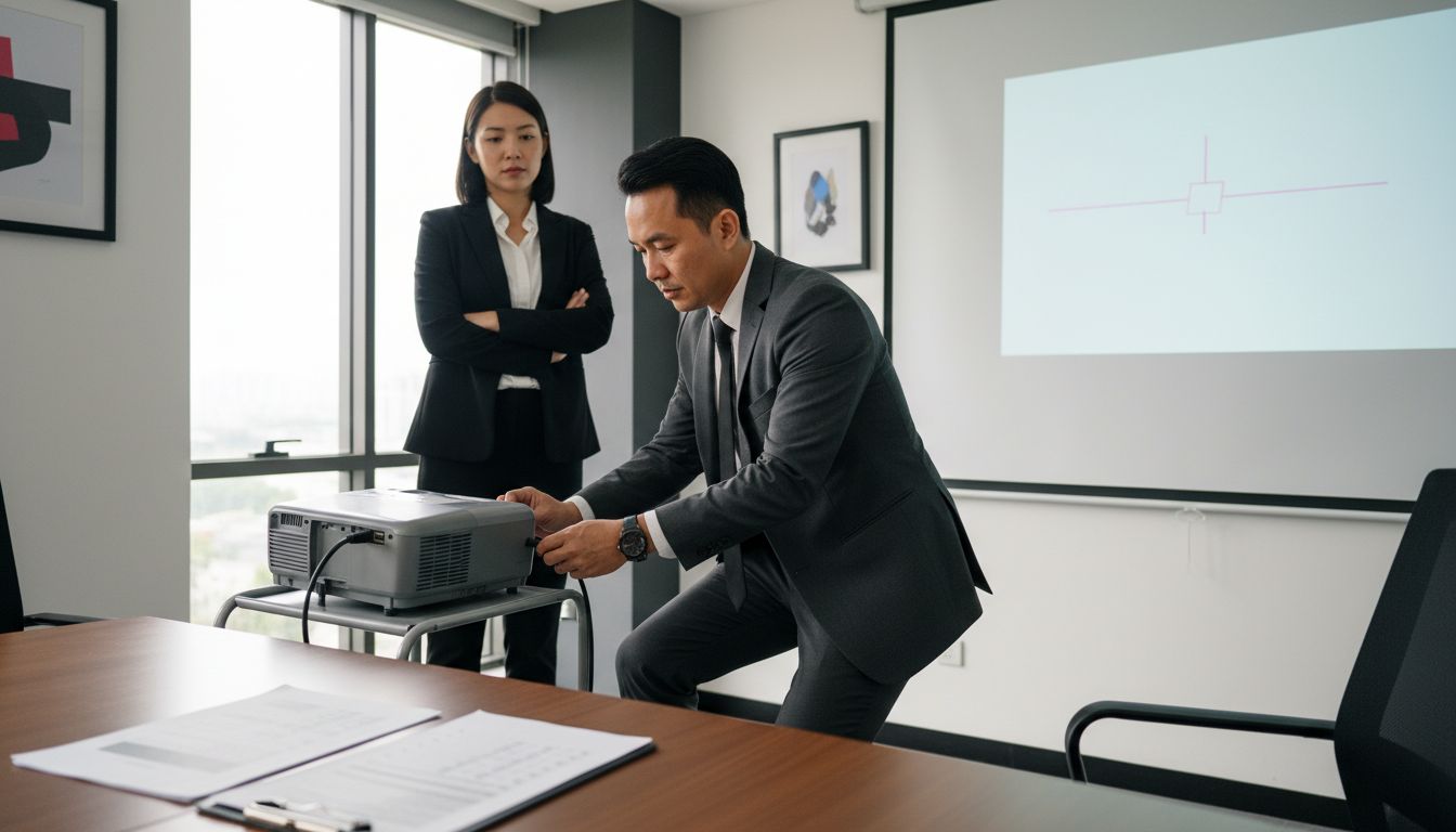 pemeriksaan projektor terpakai