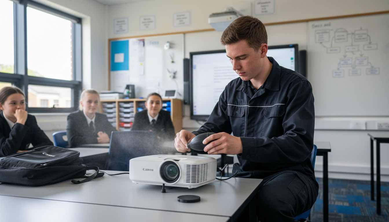 penyelenggaraan projektor bilik kelas