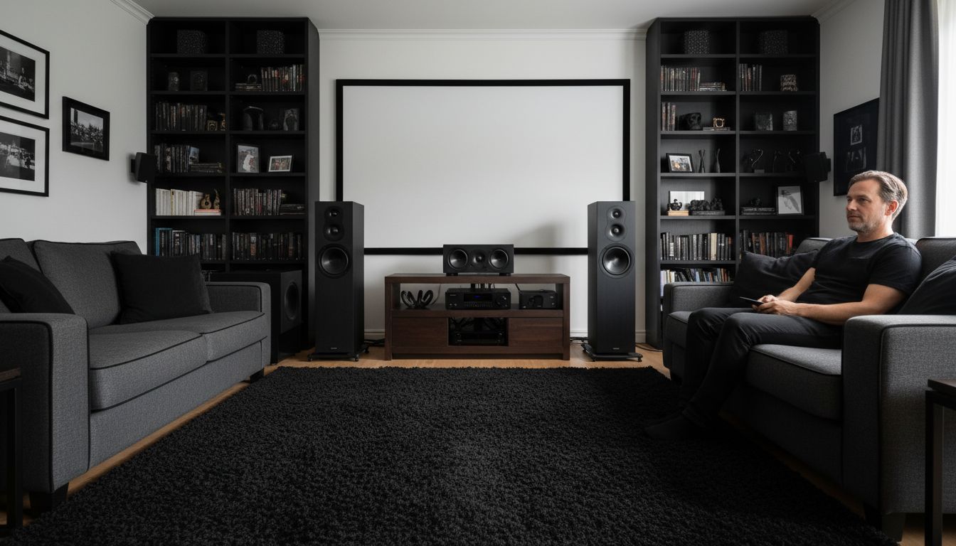 surround speaker setup room