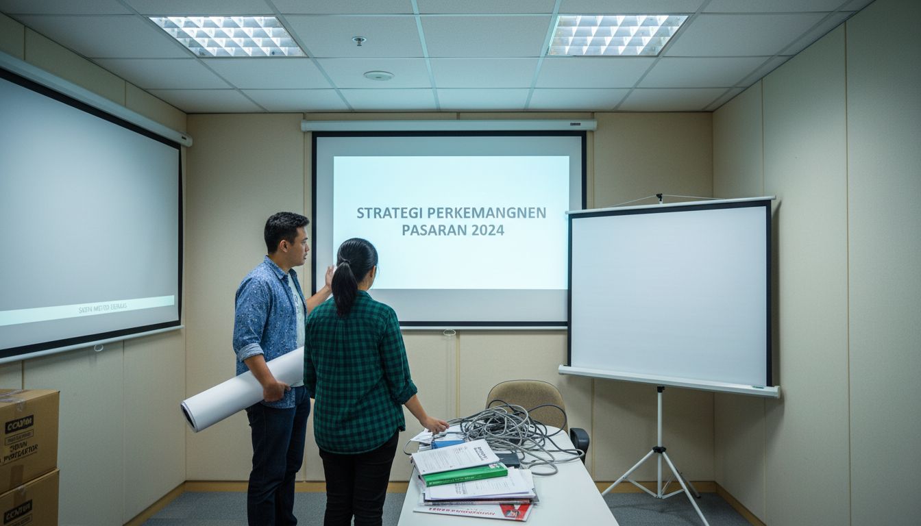 Perbandingan pelbagai jenis skrin projektor