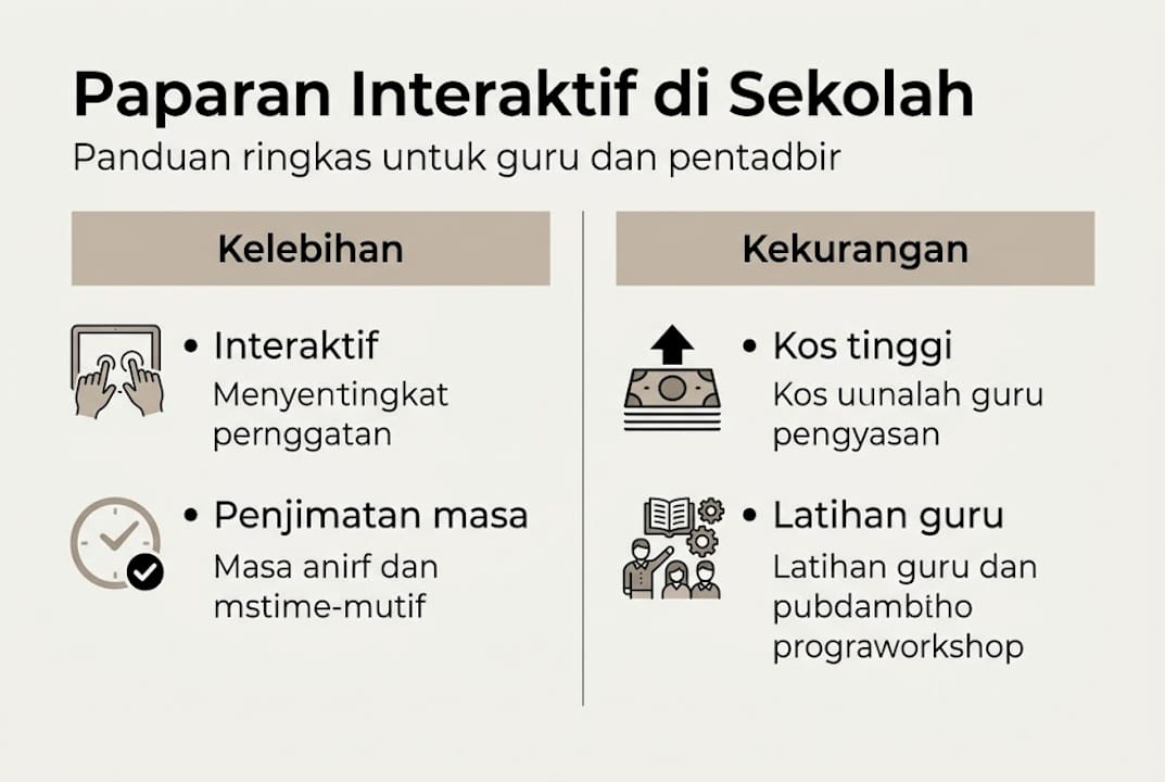 Infografik interaktif: Apa manfaat dan cabarannya?