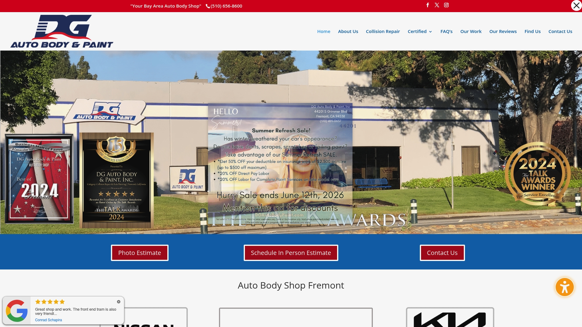 Https://Dgautobodypaint.com