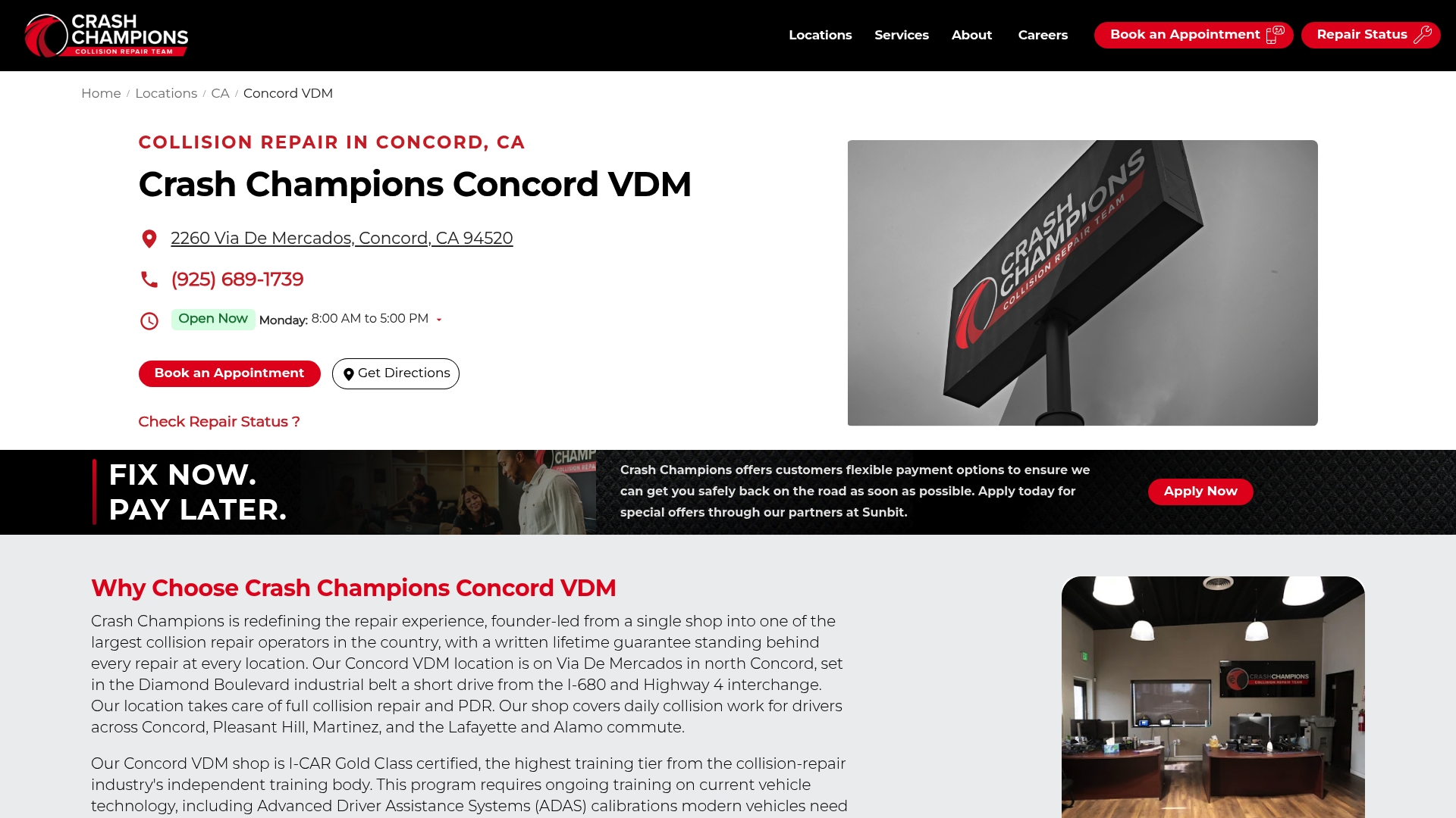 Top 5 Dent Pro Concord Service Providers 2026 4 Https://Crashchampions.com/Locations/Concord-Vdm