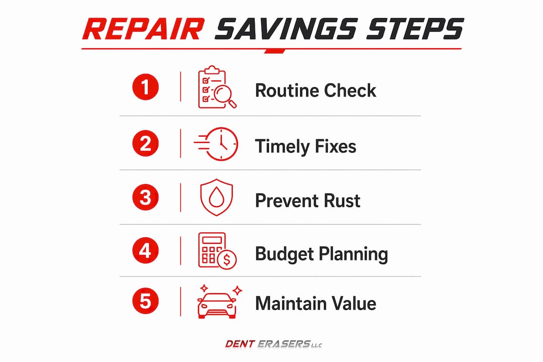 The Role of Cost-Effective Auto Repair in Saving Money 2 Infographic Showing Steps To Save Money In Auto Repair
