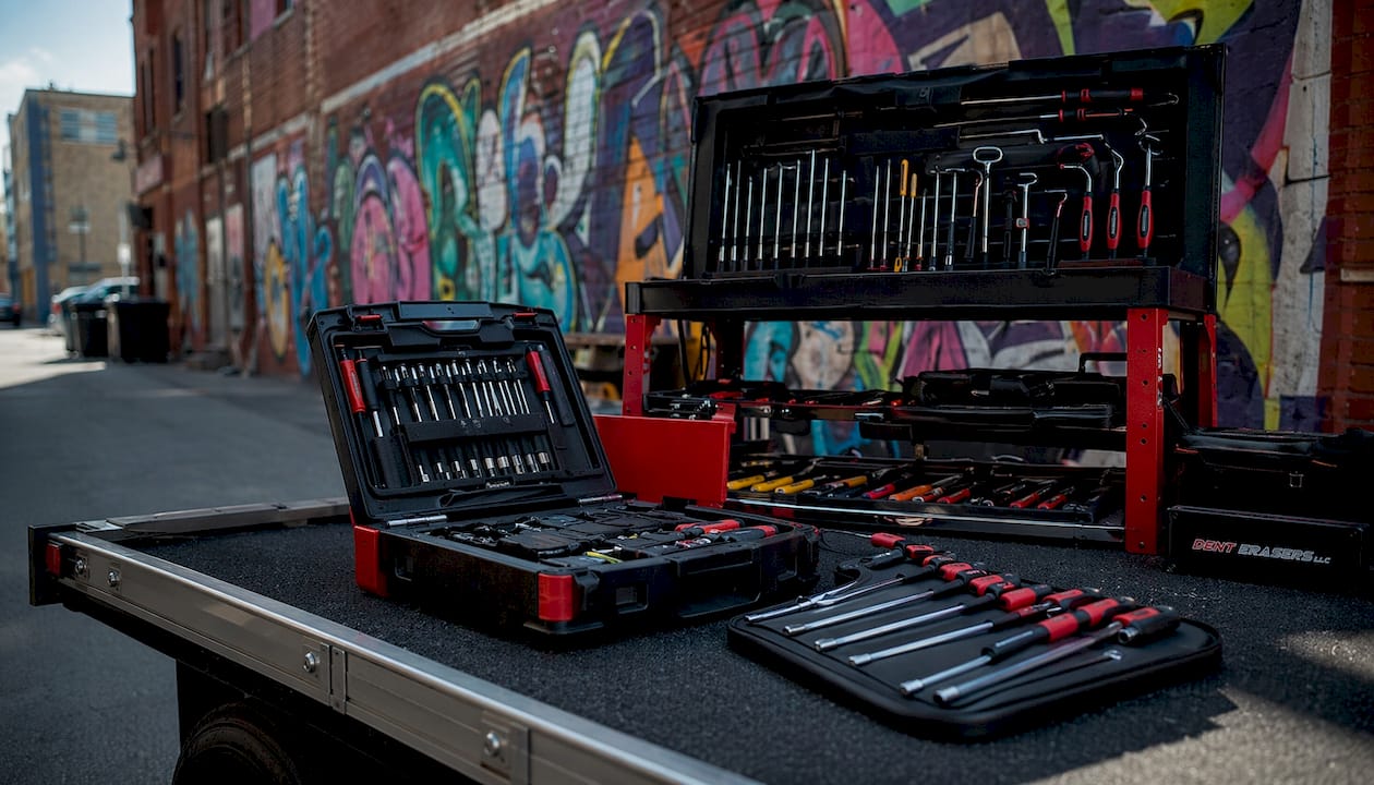 Why Mobile Services for Car Owners Beat the Shop 1 Mobile Mechanic Outdoor Tool Setup On Driveway