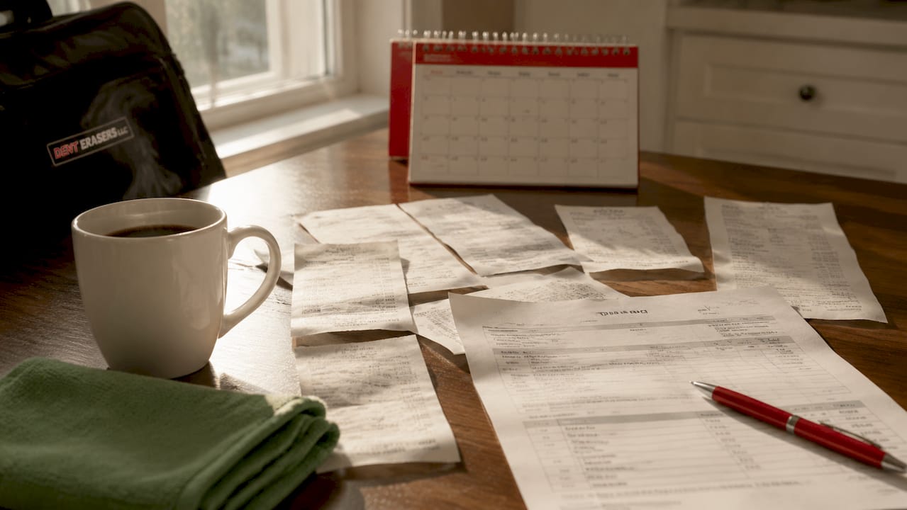 Who Pays for Repairs on a Leased Car? 2026 Guide 1 Car Maintenance Receipts On Desk With Pen