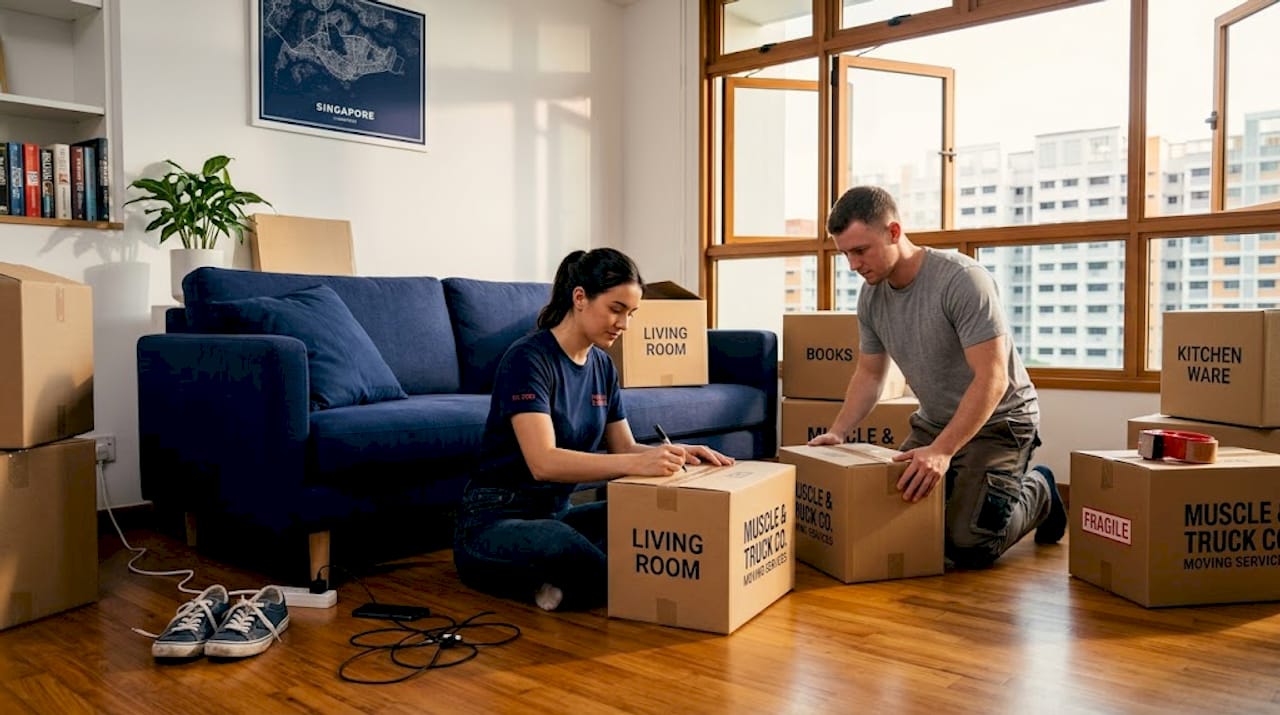 Moving truck rental in Singapore for minimalist moves - The Muscle ...