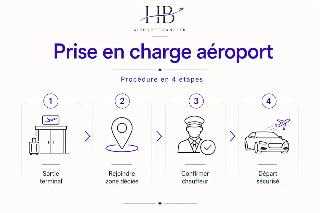 Infographie : les différentes étapes du parcours à l’aéroport