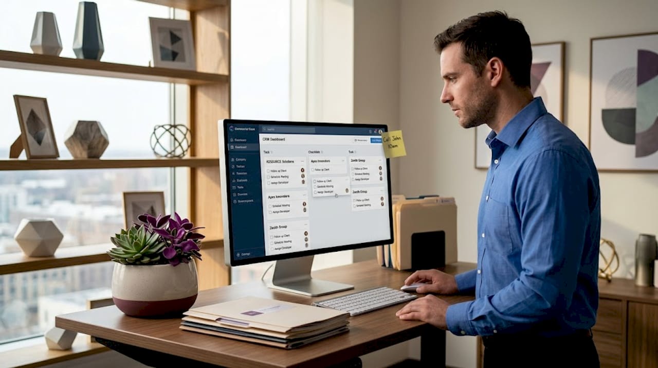 Assistant manages CRM onboarding sequence tasks