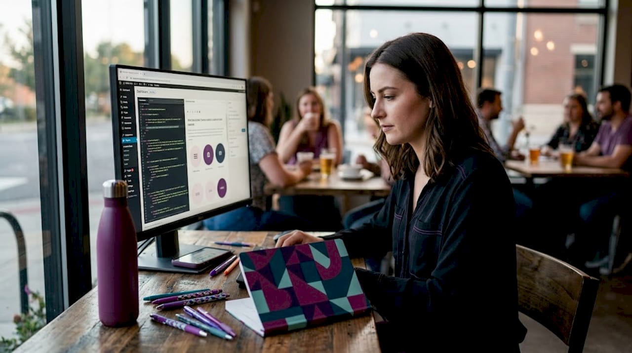 Virtual assistant updating website content