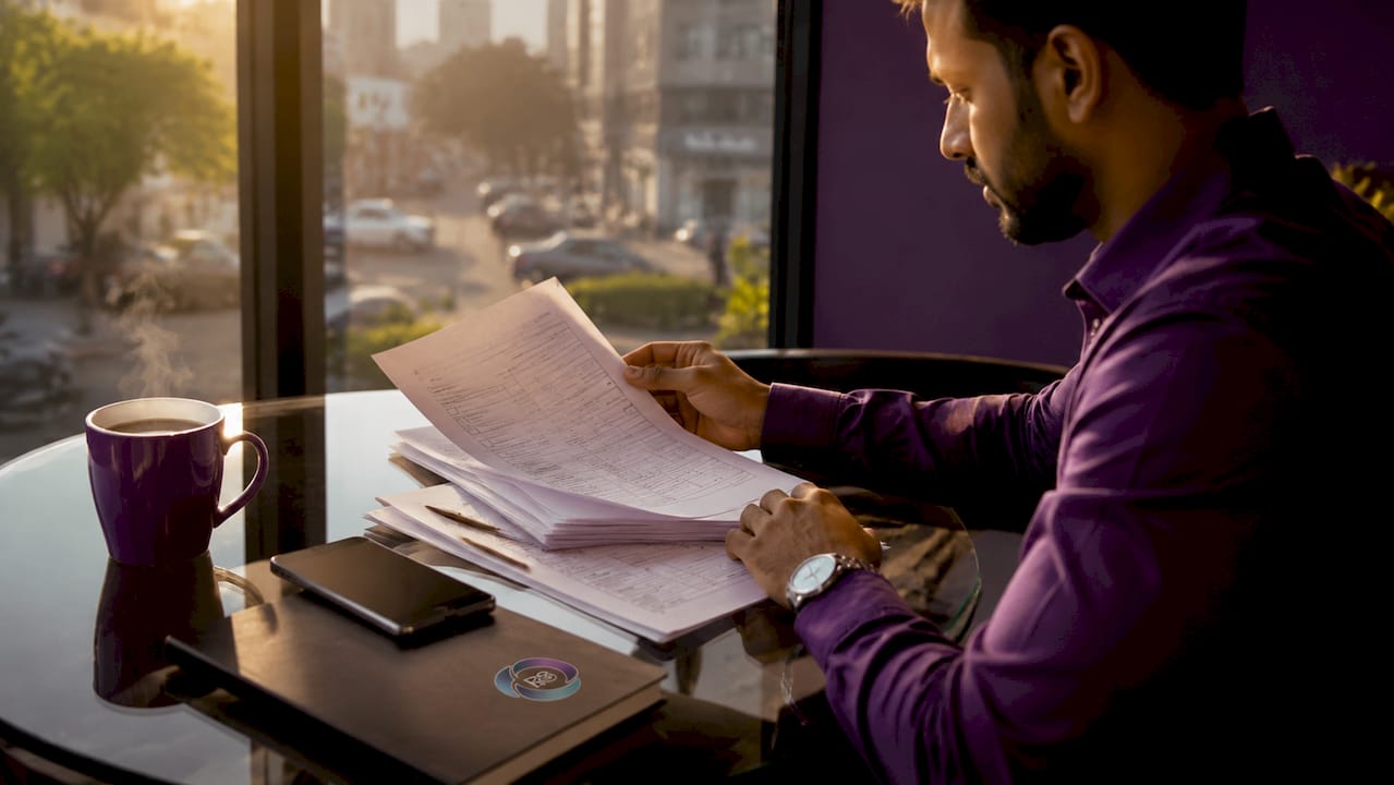 Hands reviewing hidden costs documents