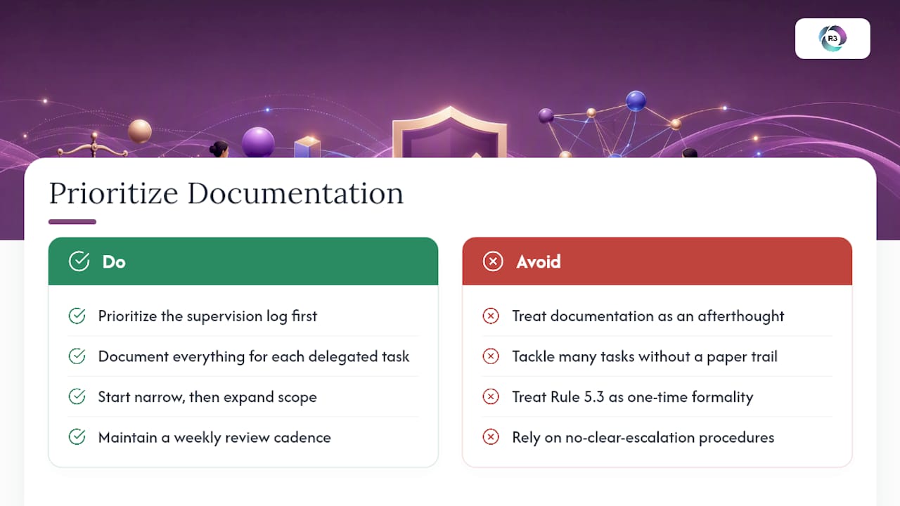 The Real Bottleneck Isn't Delegation, It's Documentation — overview diagram