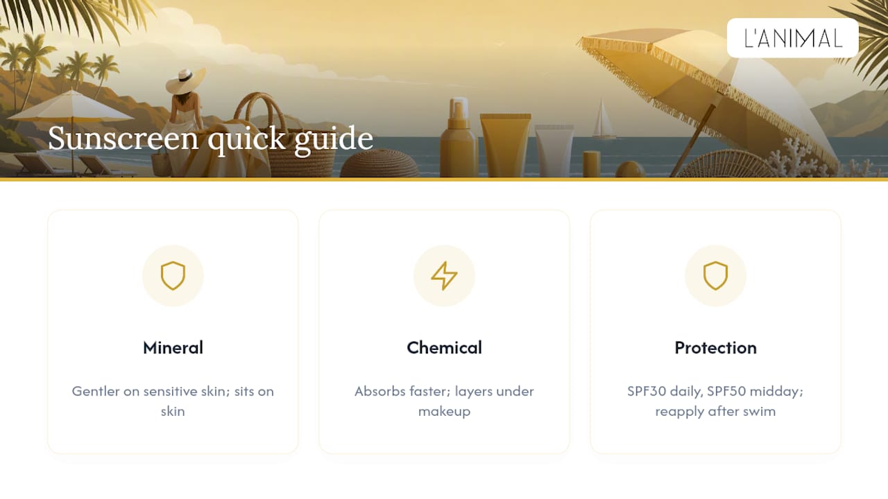 Sunscreen types, SPF levels, and reapplication guide