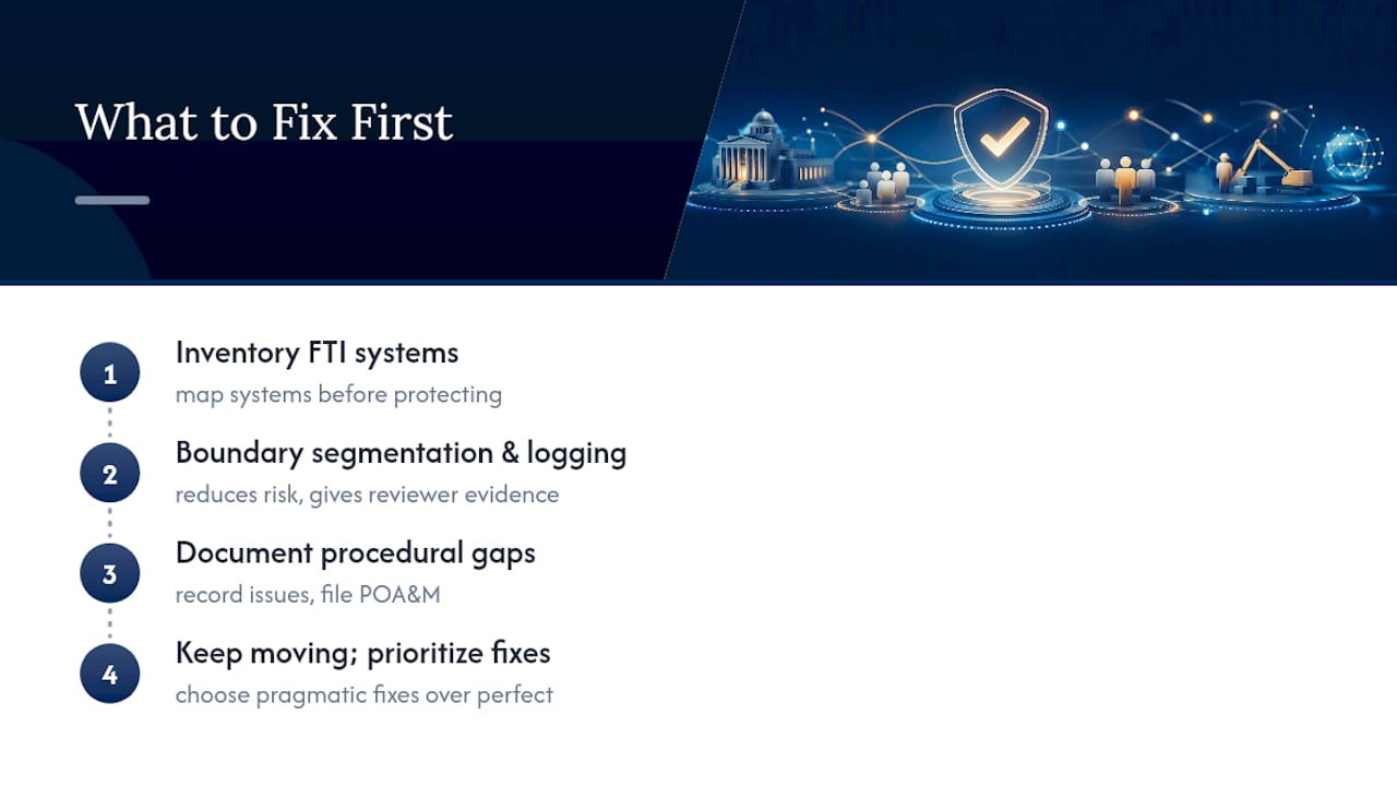 Sequencing the Work: What to Fix First — overview diagram