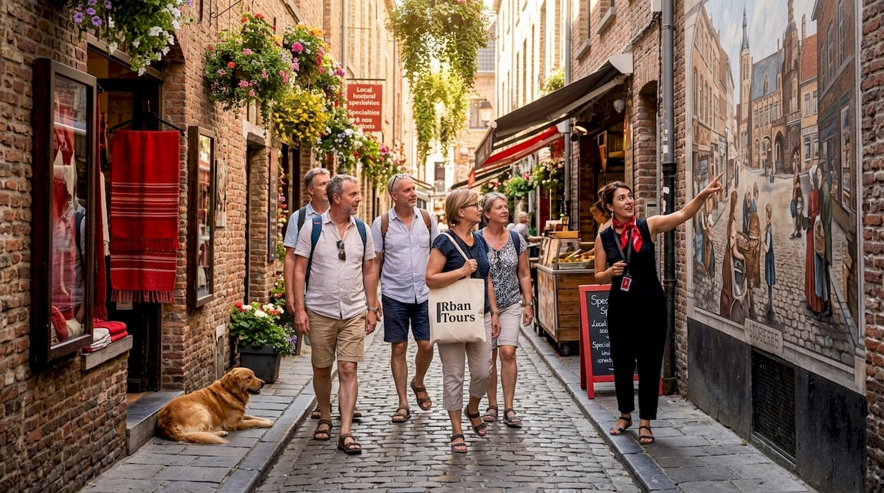 Group tour explores authentic city neighborhood