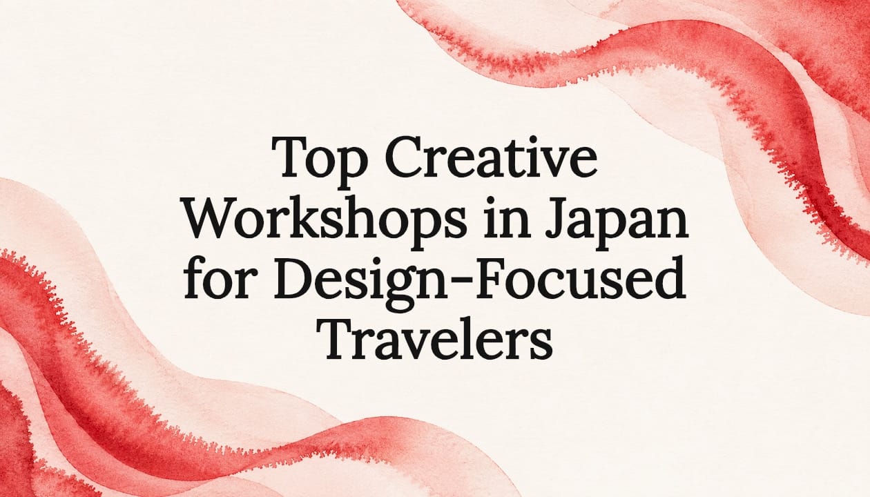 Decorative title card illustration with watercolor ribbons