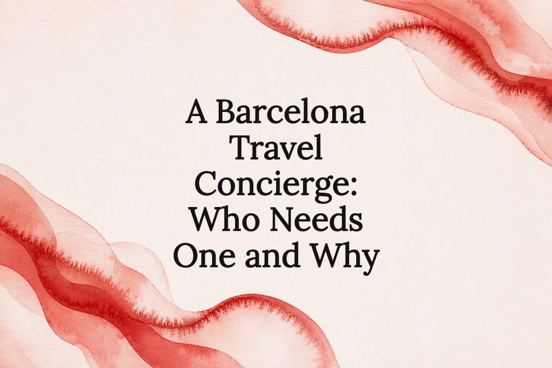 Decorative title card illustration for travel concierge article
