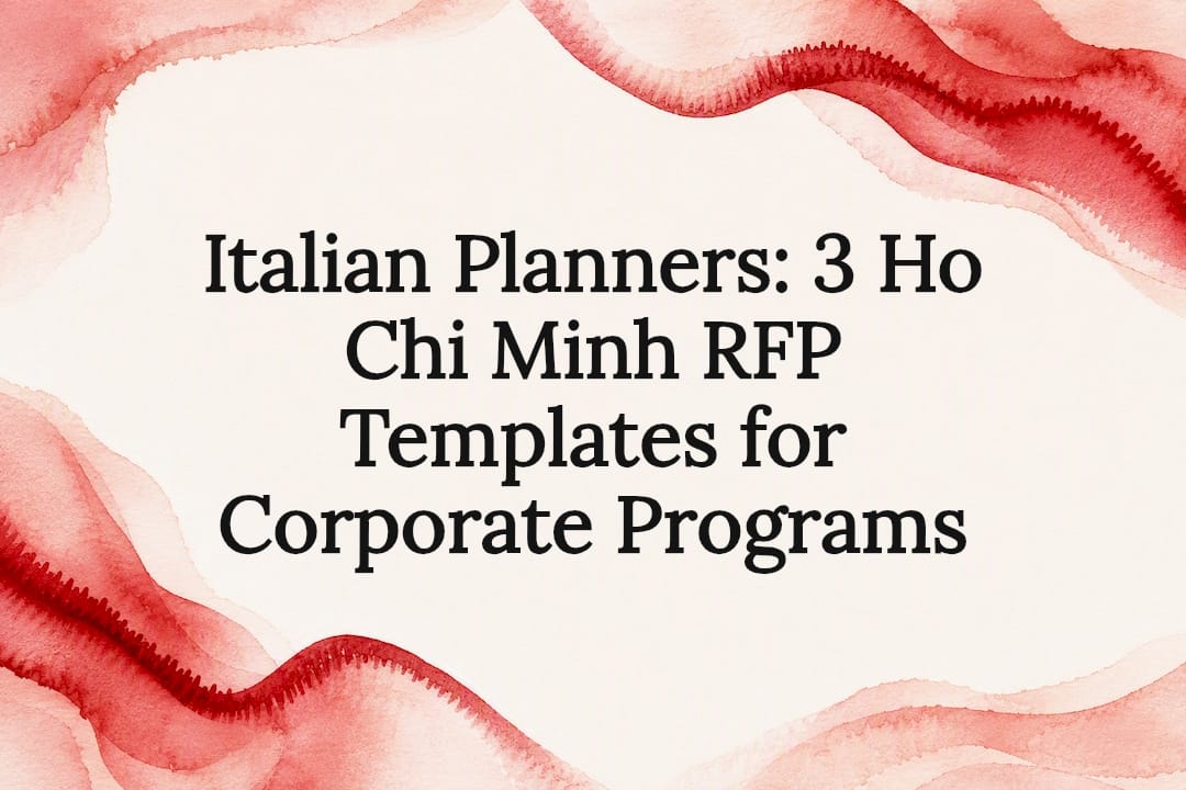 Decorative title card for Ho Chi Minh corporate programs
