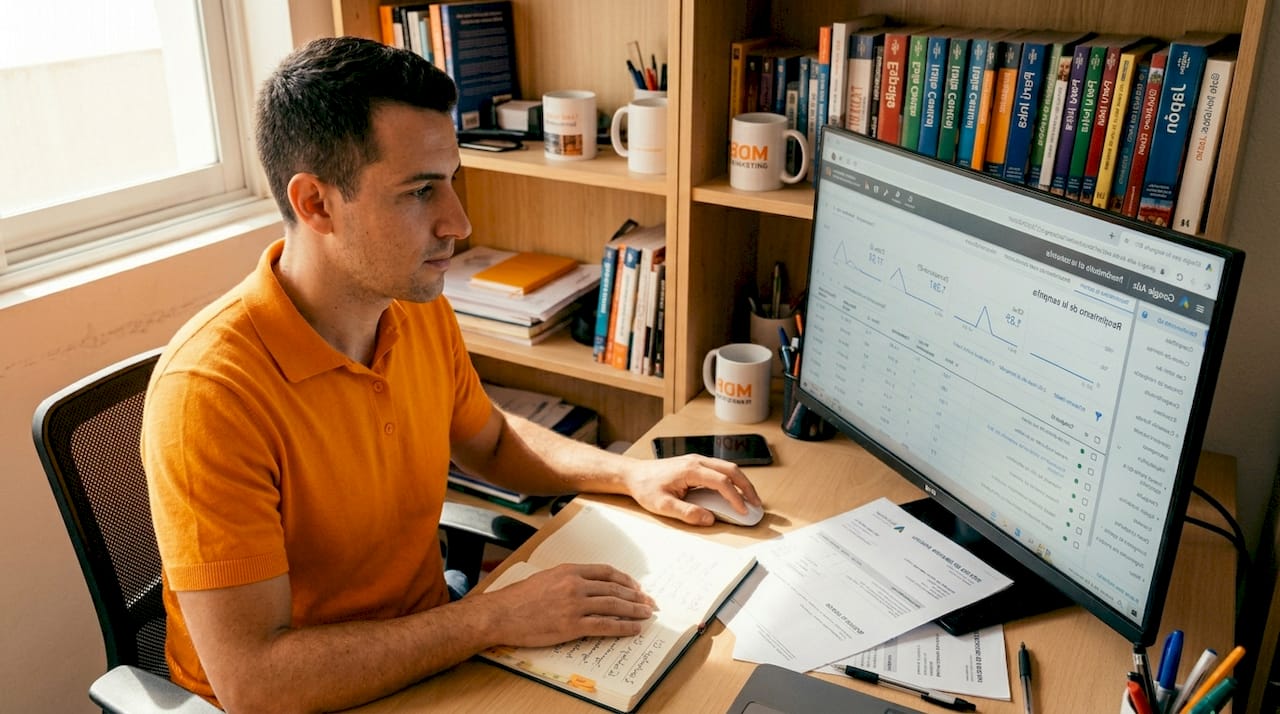 Experto analizando estrategias digitales para el sector turístico