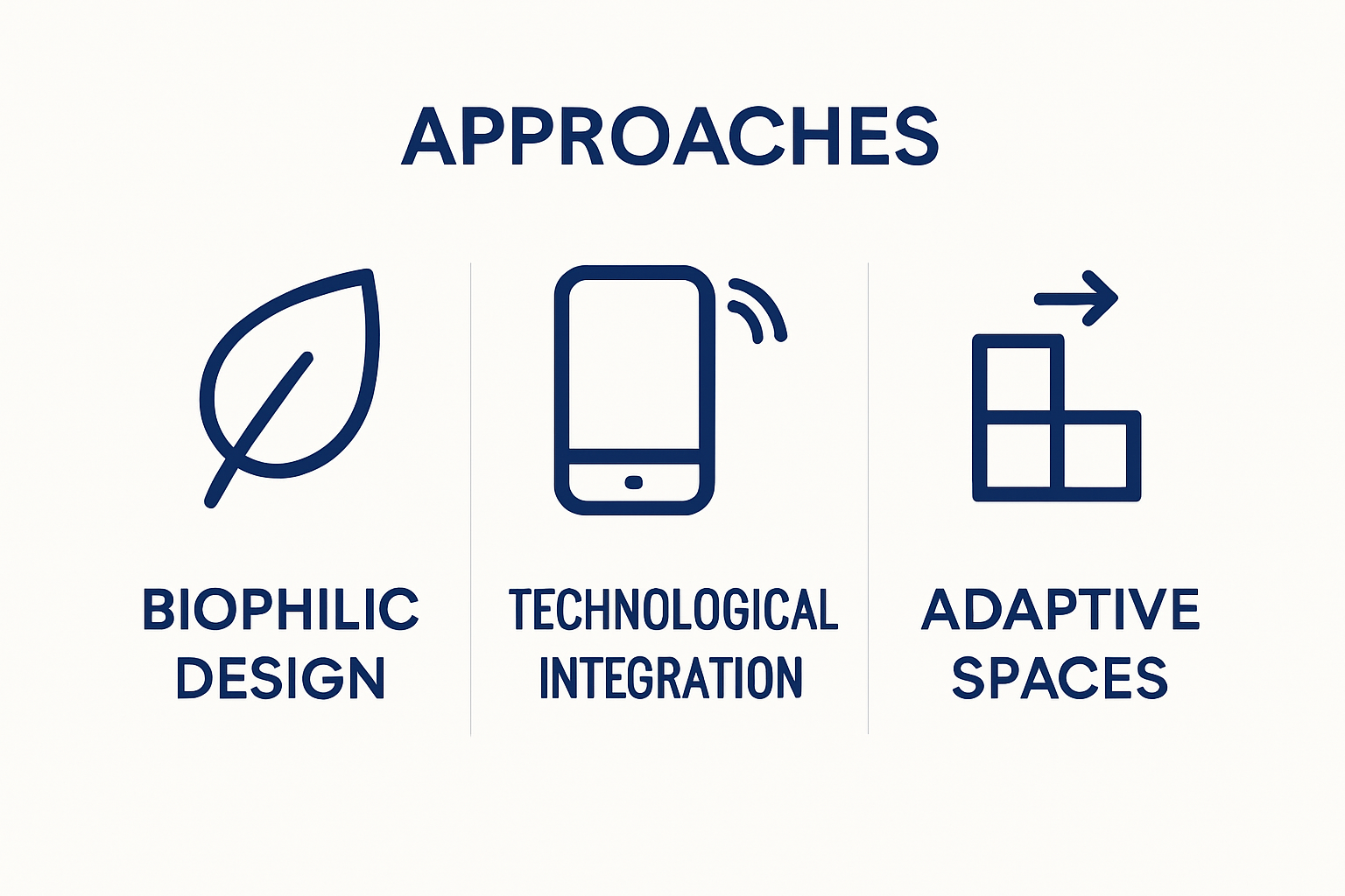 Three-way visual comparison of 2025 interior design trends