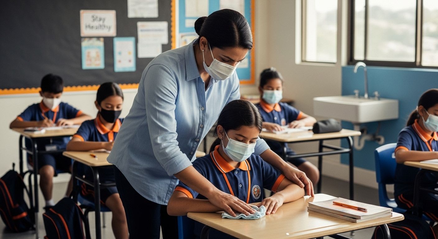 classroom hygiene cleaning