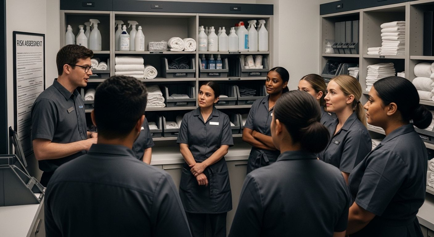 hotel housekeeping safety team