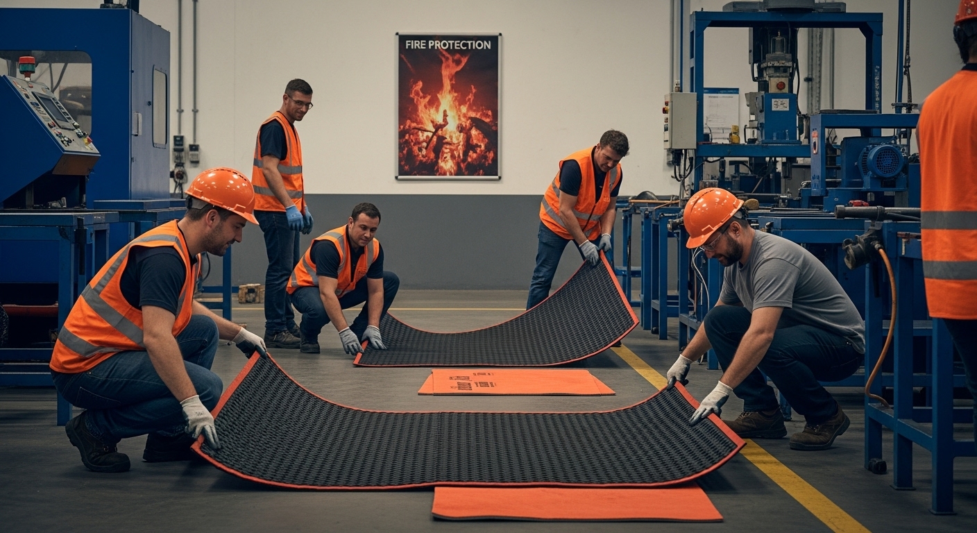 industrial application floor mats