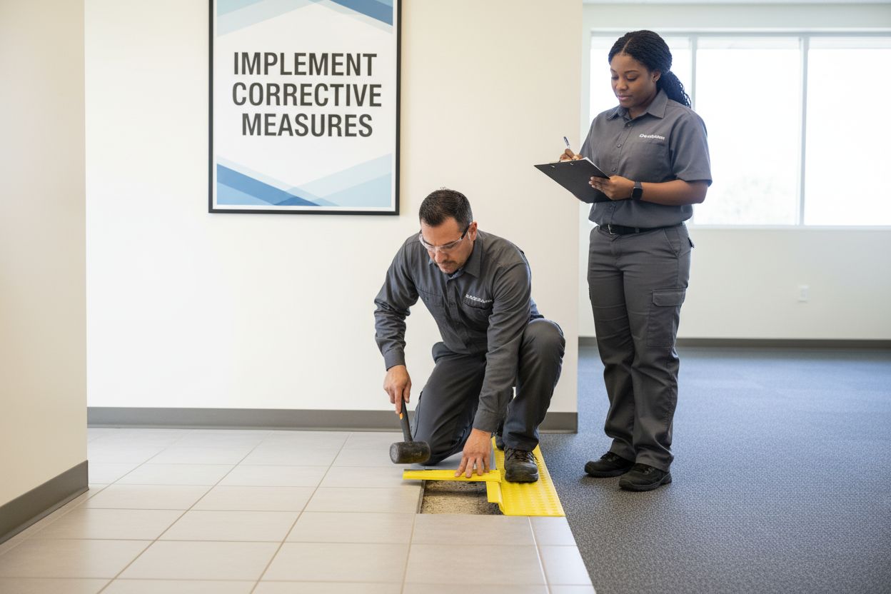 corrective action floor transition