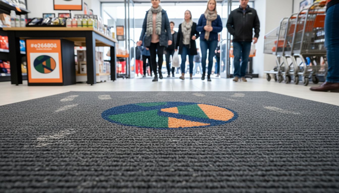 custom logo floor mat