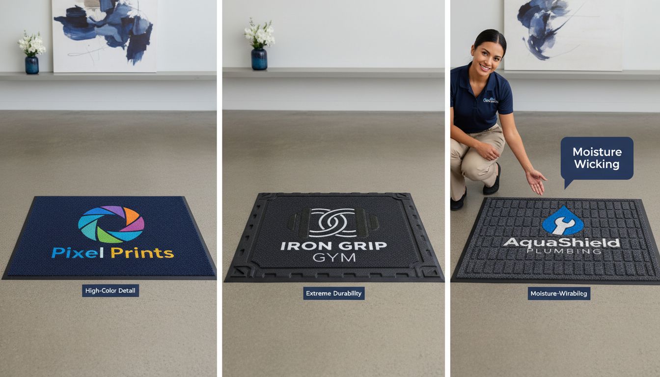 logo mat materials