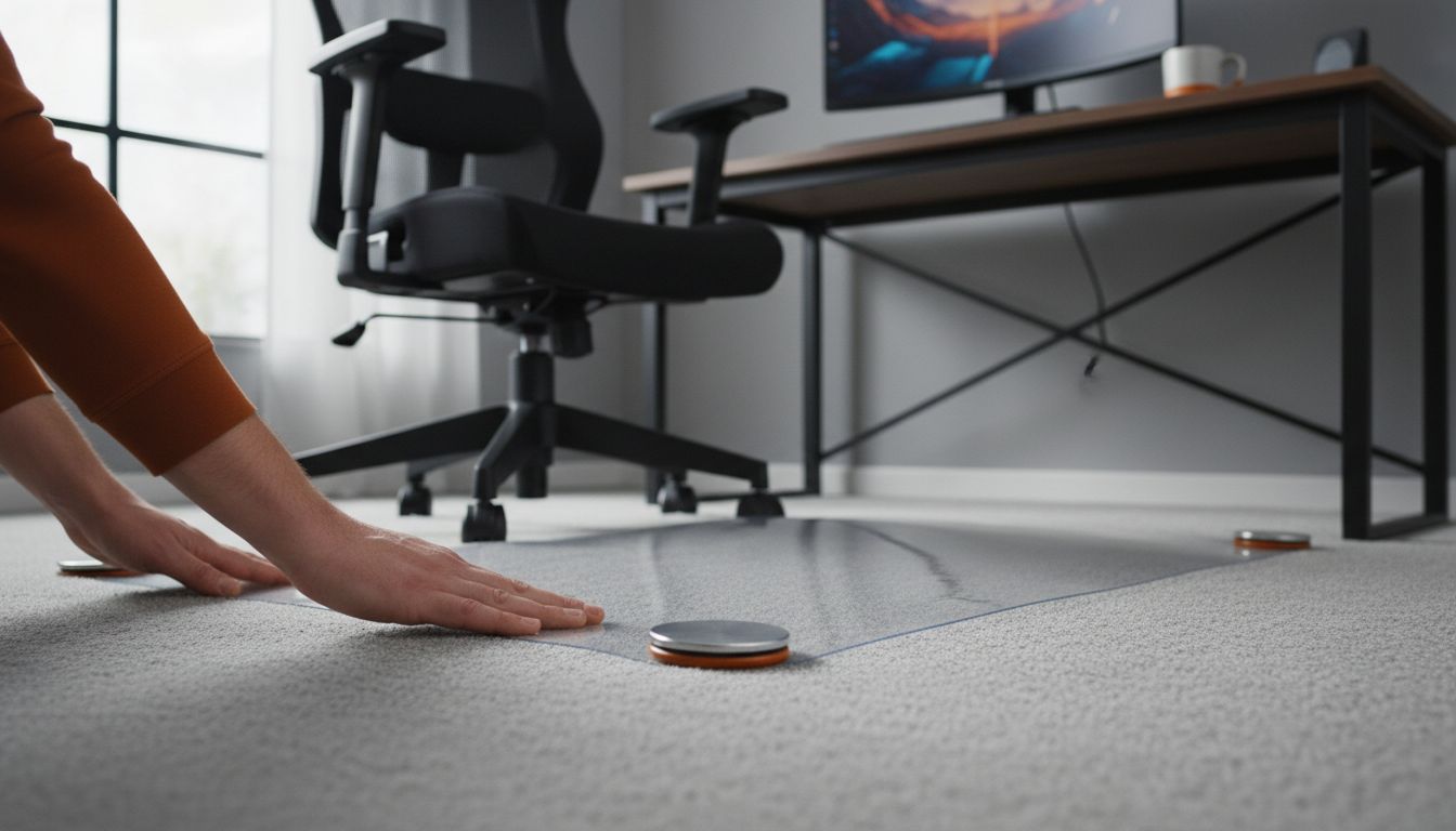carpet protector installation office