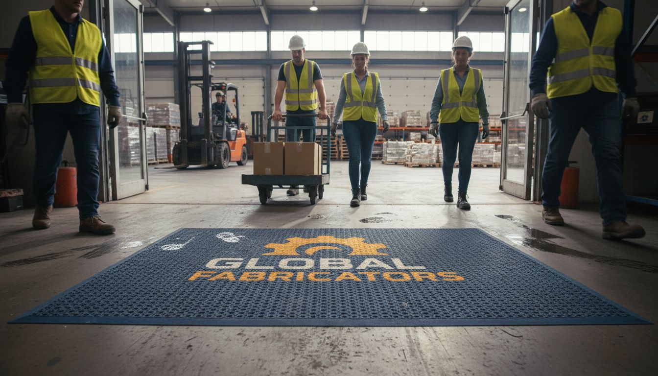 industrial logo mat