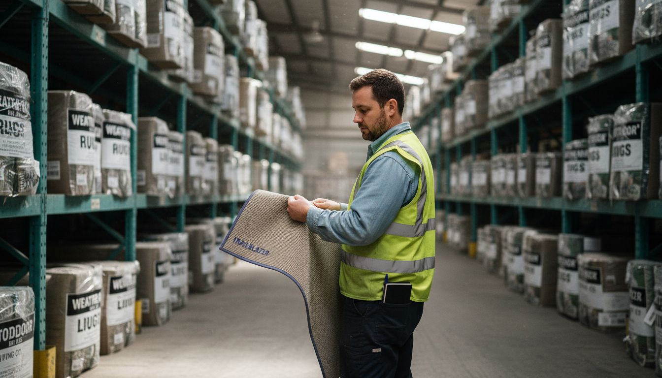 Selecting rug materials for custom logos