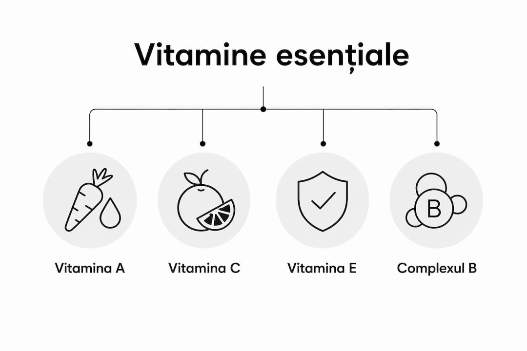 Infografic: Ce rol au vitaminele în sănătatea pielii