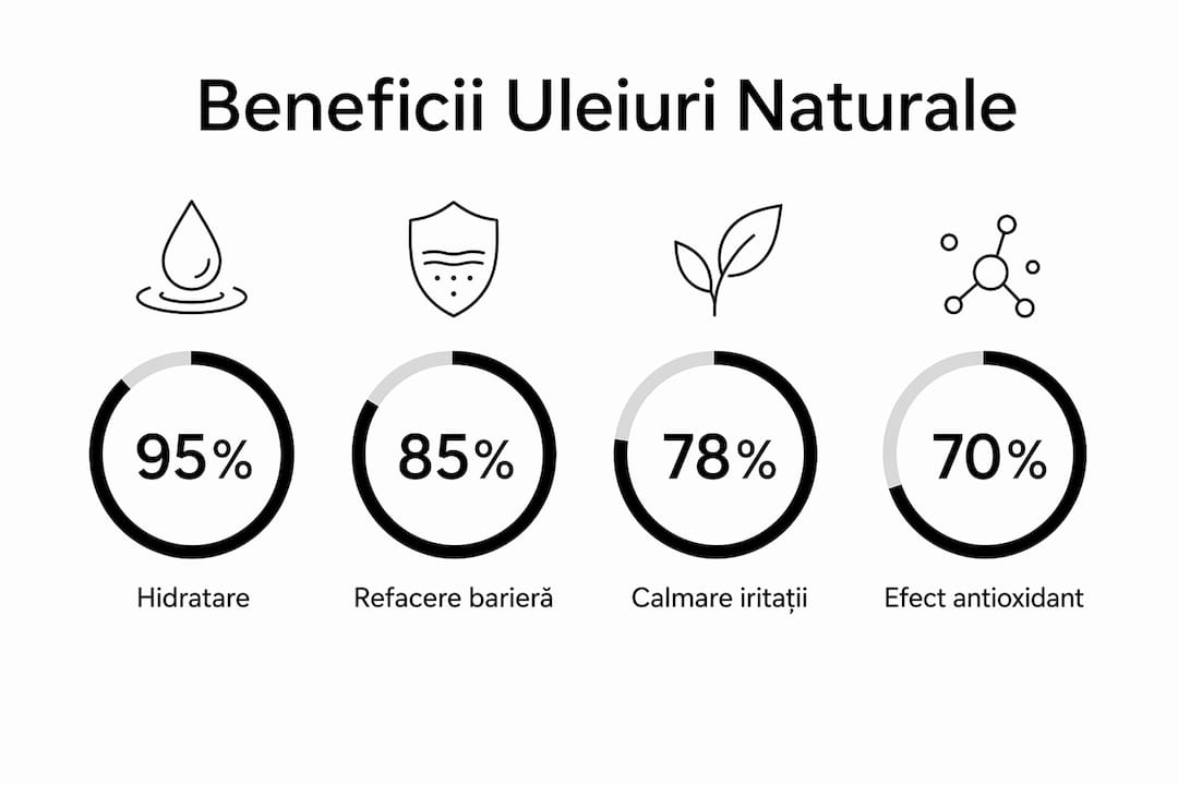Infografic: Descoperă cum uleiurile naturale îți pot îmbunătăți sănătatea pielii