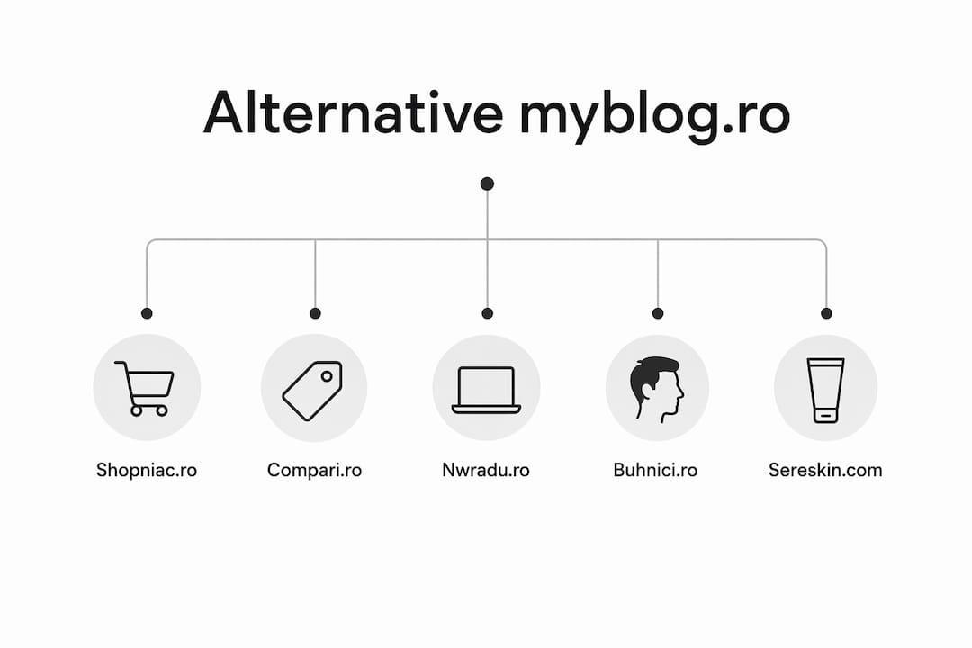 Infografic: cele mai bune alternative la myblog.ro pentru pasionații de beauty și îngrijirea pielii