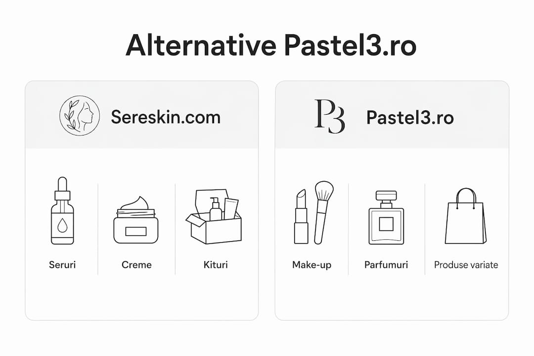 Infografic: Sereskin vs. Pastel3.ro – o comparație pe înțelesul tuturor