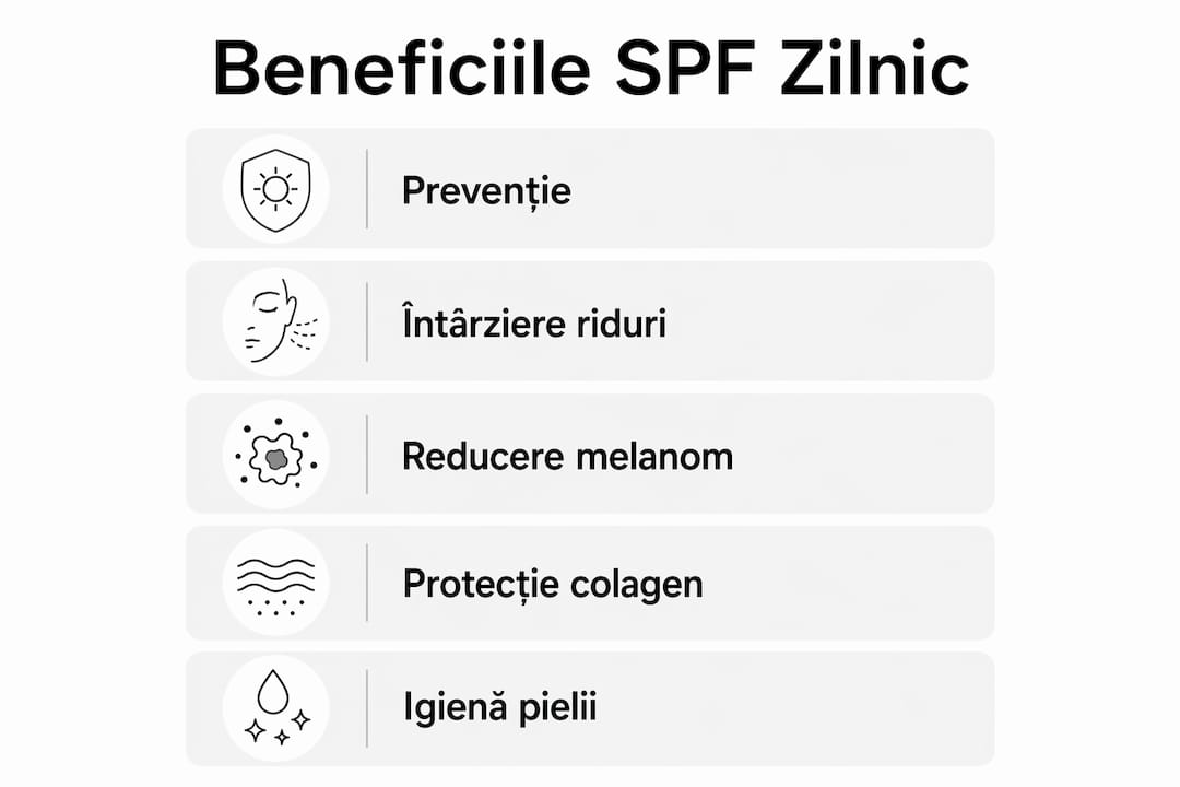Infografic: Pașii esențiali și avantajele folosirii cremei cu protecție solară în fiecare zi