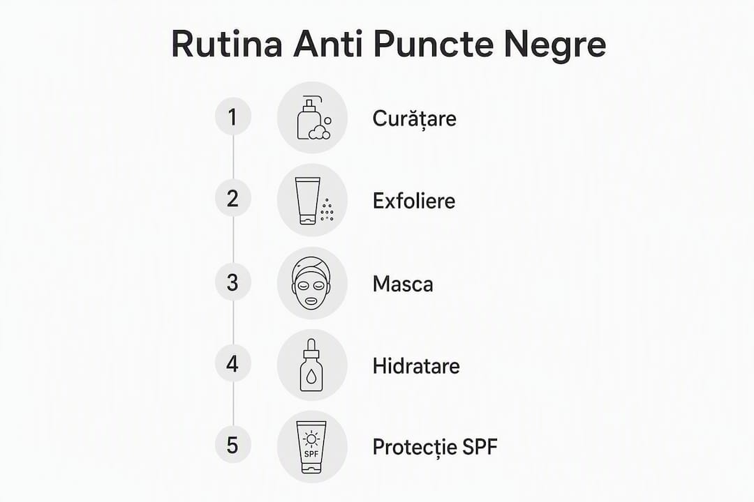 Infografic: cum să elimini punctele negre acasă, pas cu pas