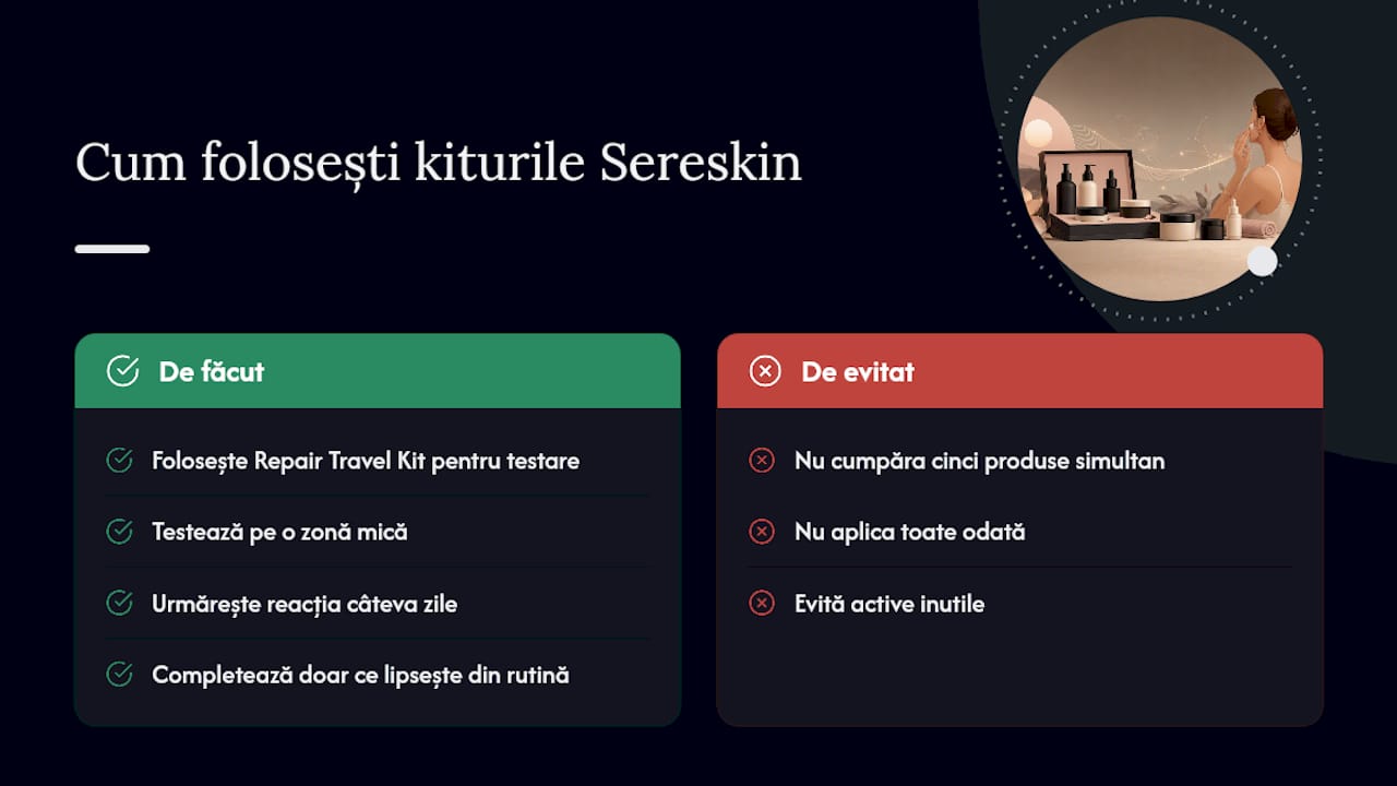 O rutină simplificată cu kituri Sereskin — overview diagram